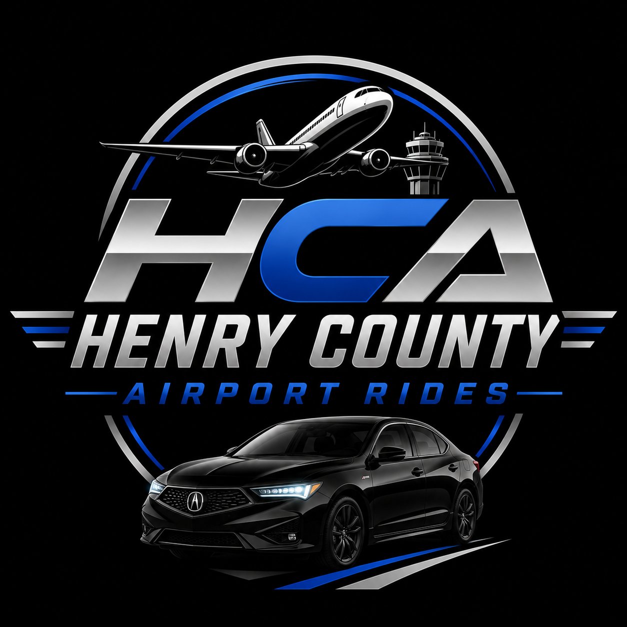 HC Airport Rides logo